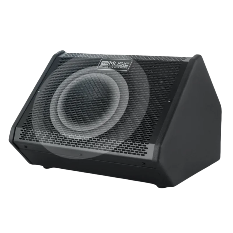 OEM Custom Factory Price 80W Electric Drum Kit Amplifier Percussion Speaker Stainless Steel Material