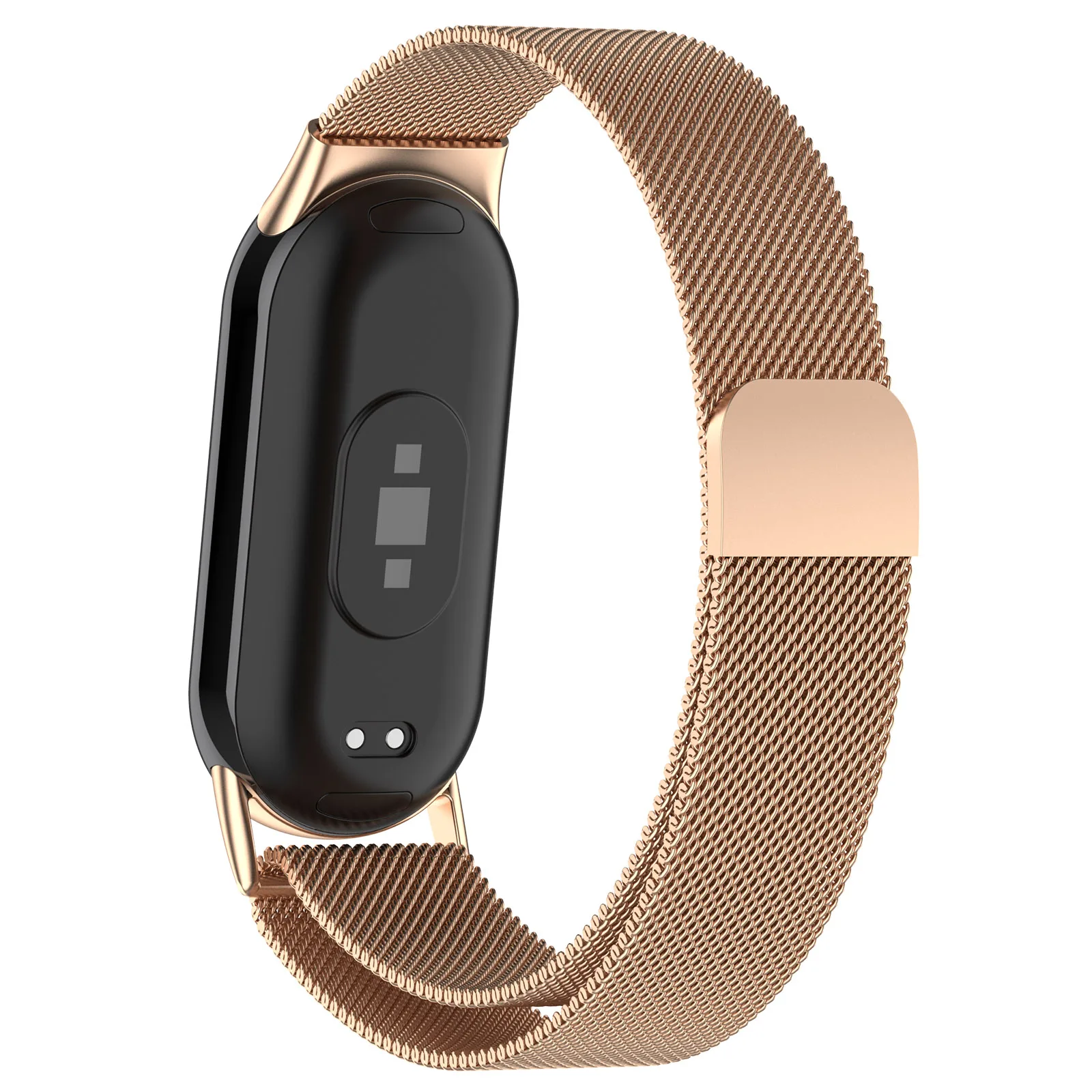สายนาฬิกาสแตนเลสสตีลแบบ Milanese สำหรับ Xiaomi miband 8สายรัดข้อมือสำรองสำหรับ Mi band 8 Correa
