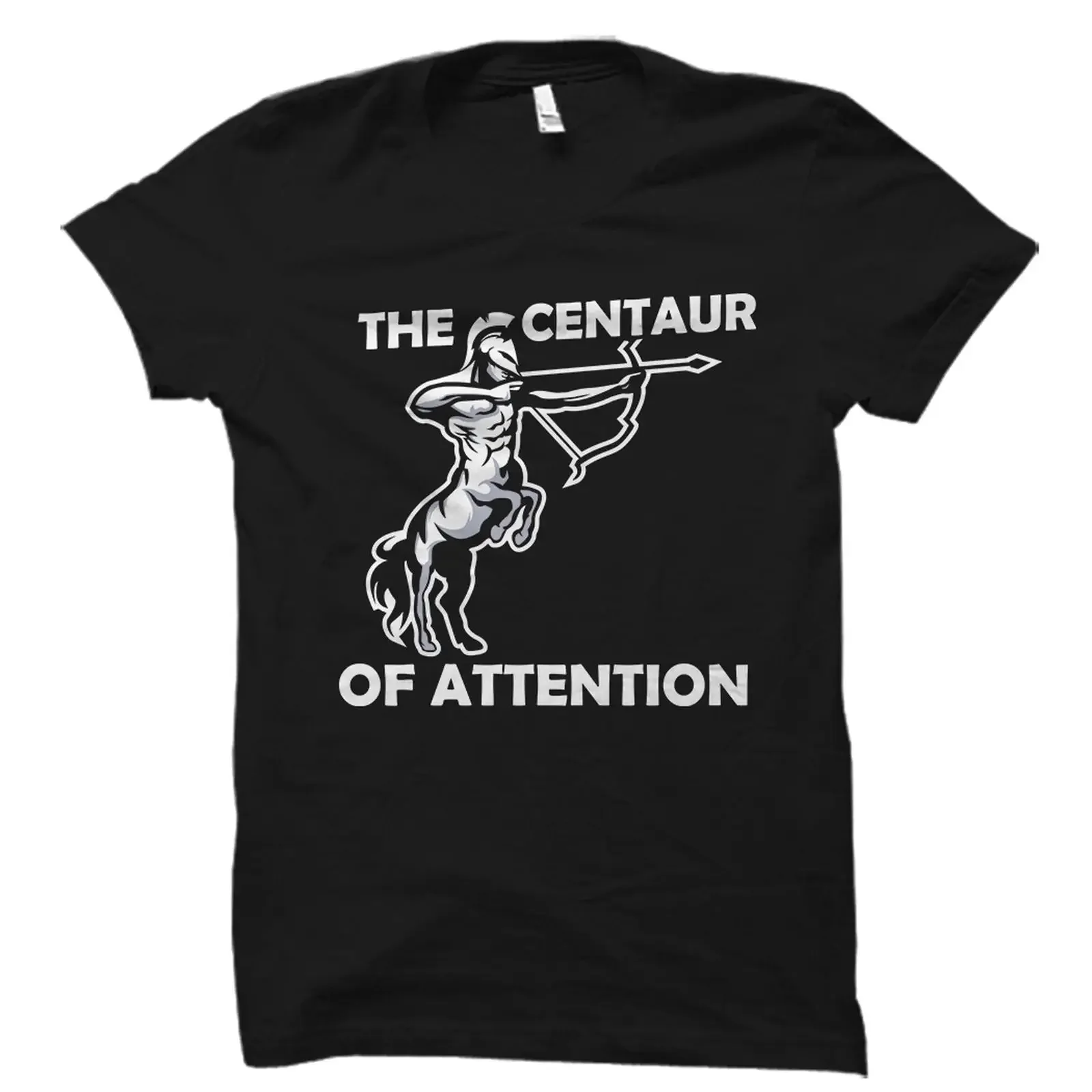 The Centaur Of Attention Funny Greek Mythology Sagittarius Zodiac Sign T Shirt vintage Washed Breathable Versatile Casual