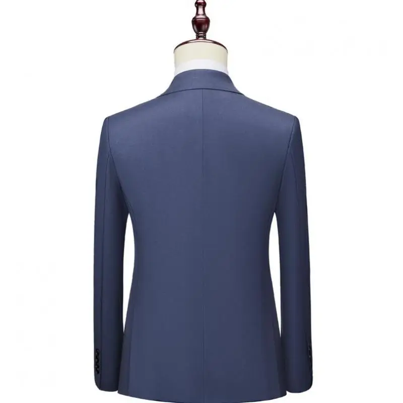 حجم كبير M-6XL الرجال سليم صالح السترة مكتب ارتداء بلون اثنين زر الأعمال رداء غير رسمية سترة لخريف ربيع XXXXXXL