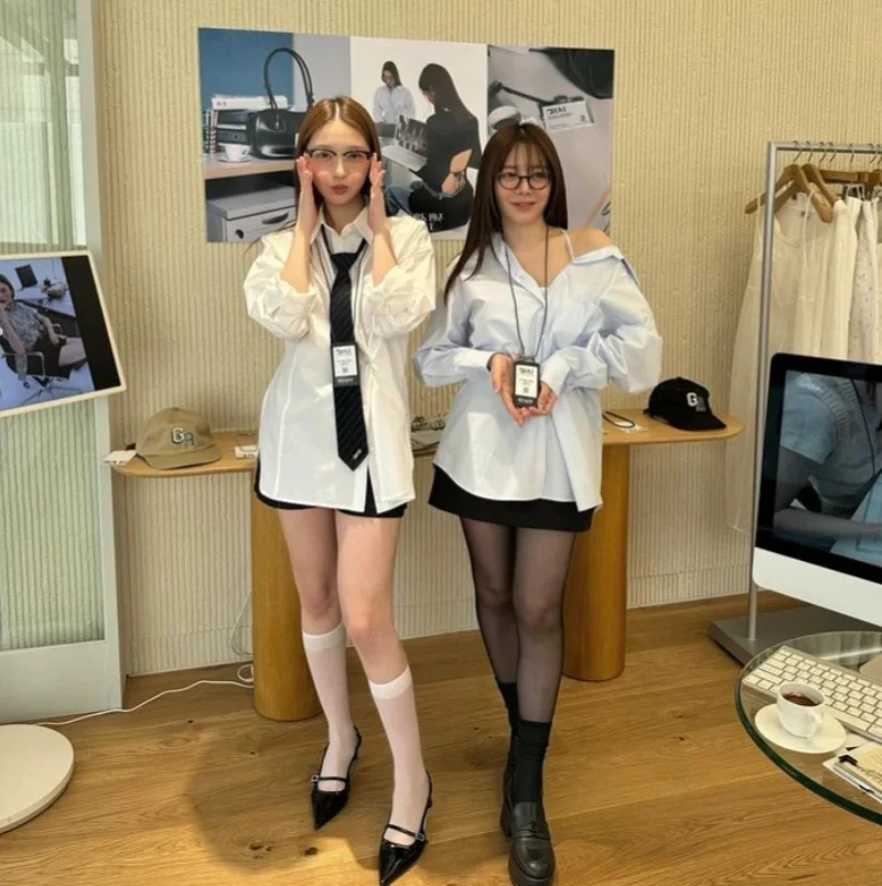 تحرير كوي! عارضة فضفاضة تصميم اللون النقي طوق irt أعلى التعرض الكتف الربيع الصيف المرأة Faion قسط irt