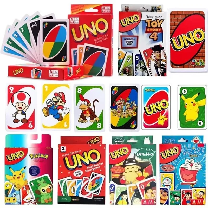 Mattel Games UNO LILO & STITCH Card Game for Family Night Featuring Tv Show Themed Graphics and a Special Rule for 2-10 Players