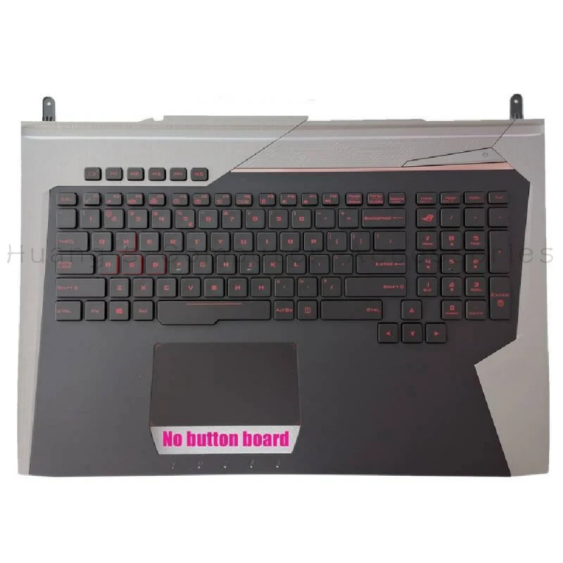 SS+New Original Palmrest with US Backlit Keyboard for Asus G752V, G752VL, G752VM, G752VS, G752VT, G752VY, Strictly Tested Replac