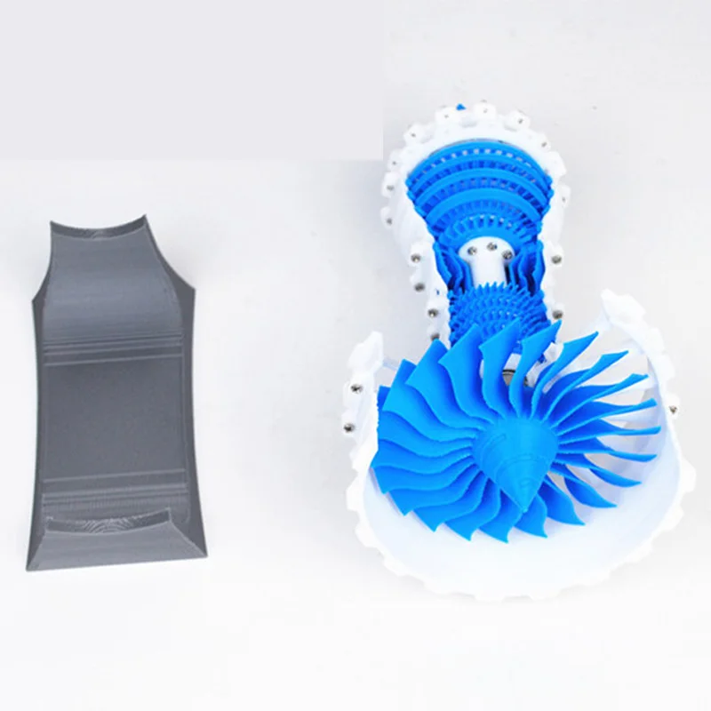 Aero Motor Turbo Ventilador Modelo de motor de ar Modelo de impressora elétrica 3D
