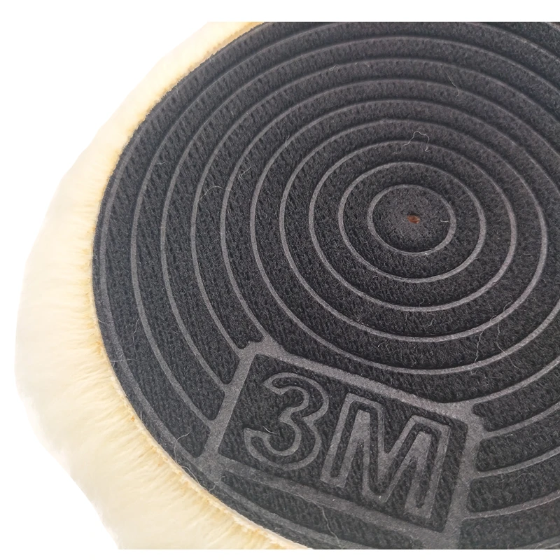 3/5/6/7inch 3Ｍ Premium Quality Knit Buffing Pad Self-adhesive Wool Polishing Wheel Car Motorcycle Paint Care