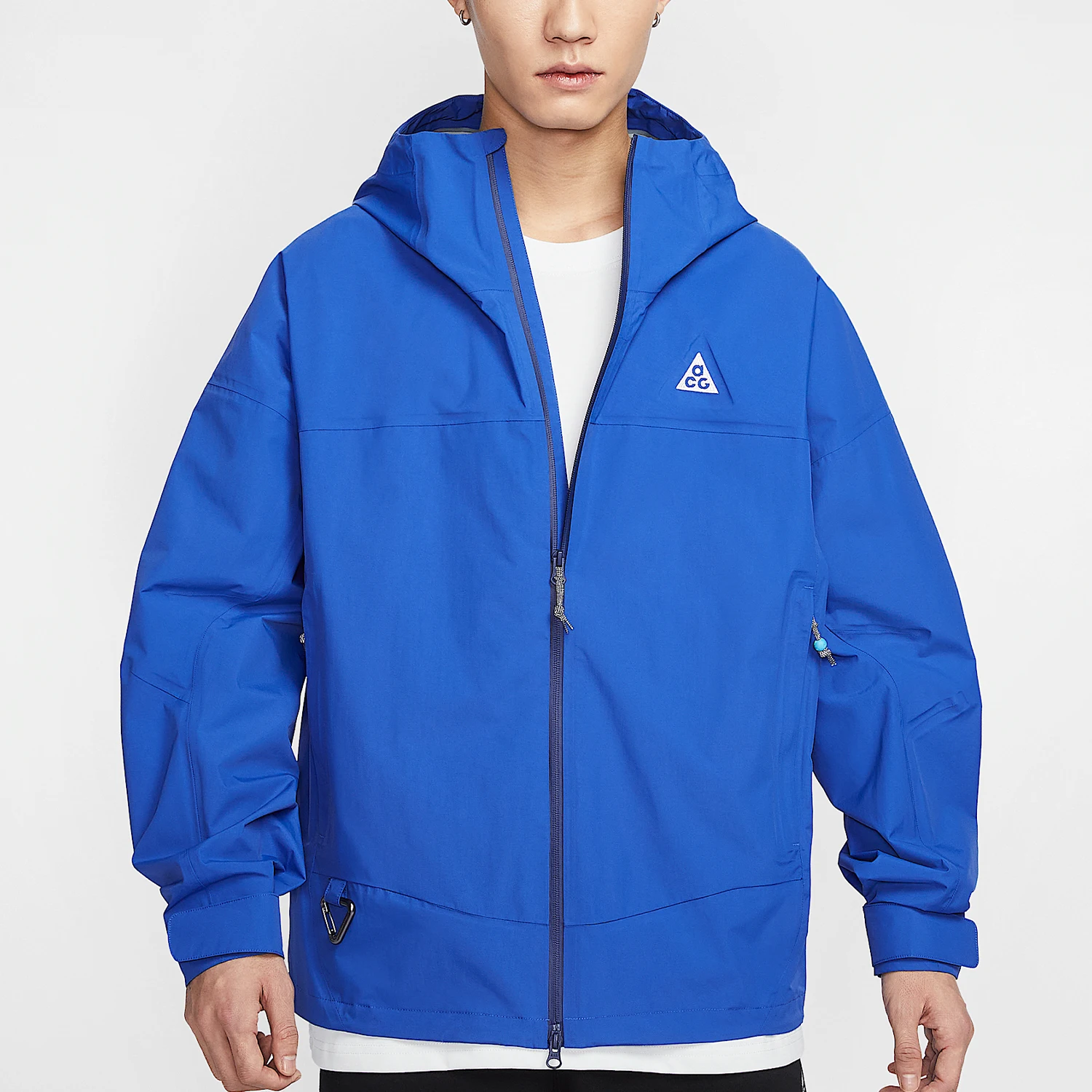 

Оригинальная новая мужская свободная спортивная ветровка с капюшоном Nike HJ2688-480