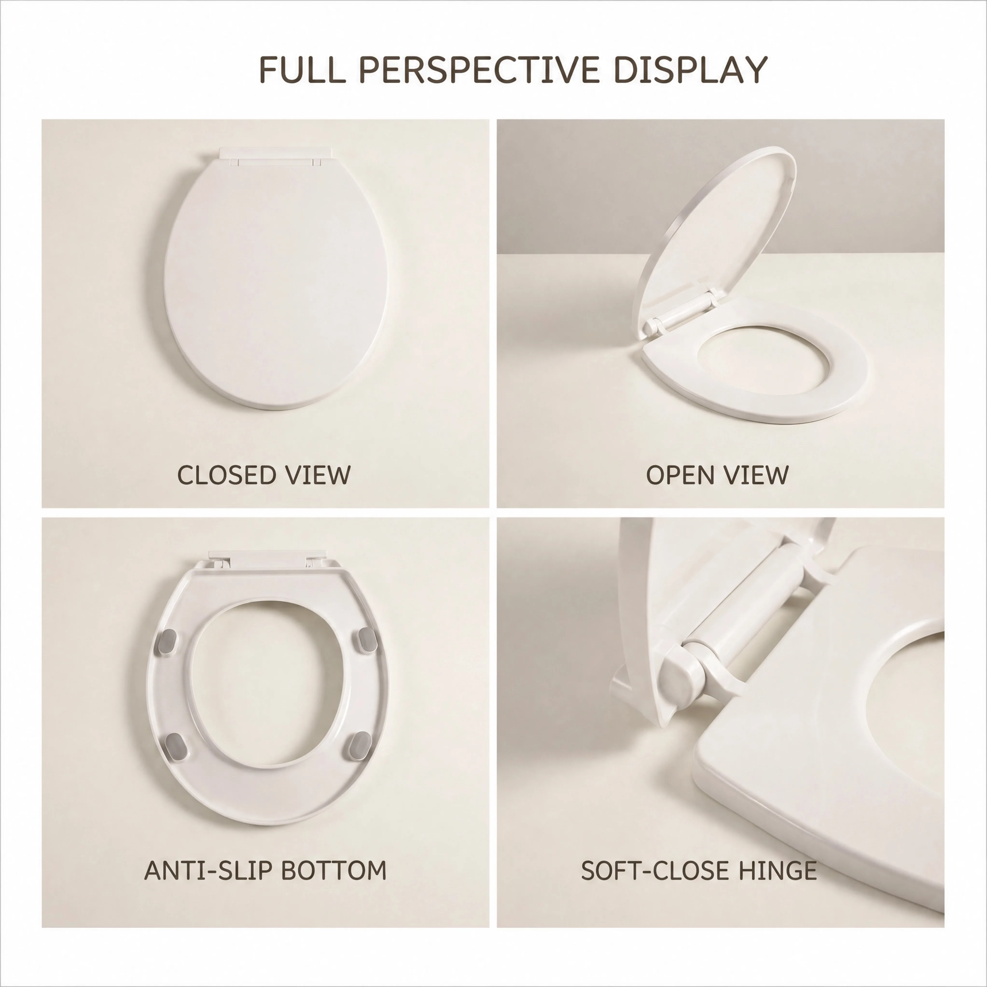 Siège de toilette à fermeture - Slow Close Toilet Seat Quick Release avis et prix