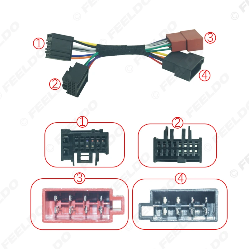 Car Radio Audio Stereo Conversion Plug Wire Adapter For Chevrolet to ISO CD Radio Wiring Harness Original Head Units Cable