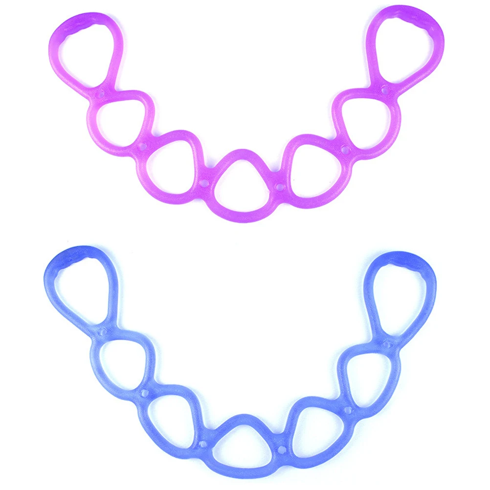 1 قطعة الذراع قوة التدريب المقاومة الفرقة الأزرق اليوغا المطاط اللياقة البدنية ممارسة المتوسع للرجال النساء التحمل تجريب #5