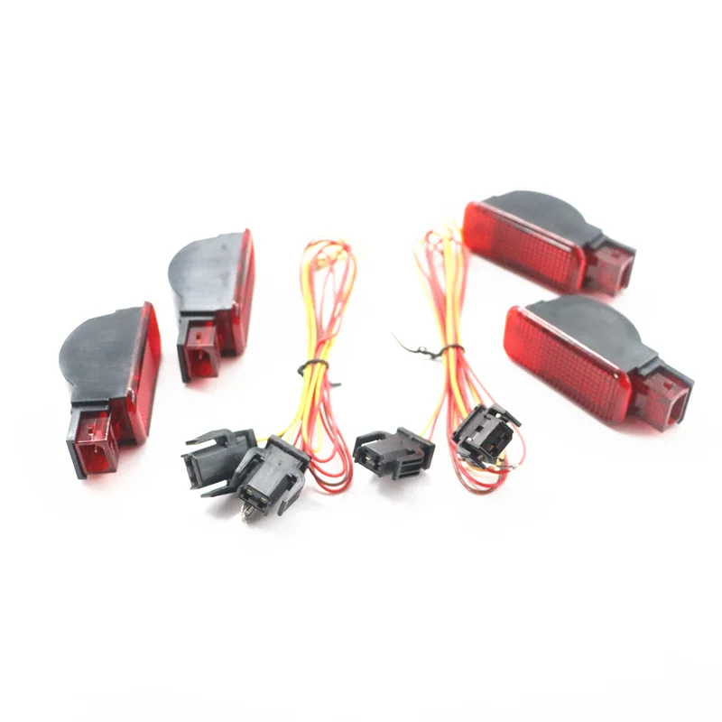 Car Red Door Panel Warning Lights Safety Indication Signal Lamp Cable Wire For A3 A4 B8 S4 A5 A6 A7 A8 Q3 Q5 Q7 TT RS3 8KD947411