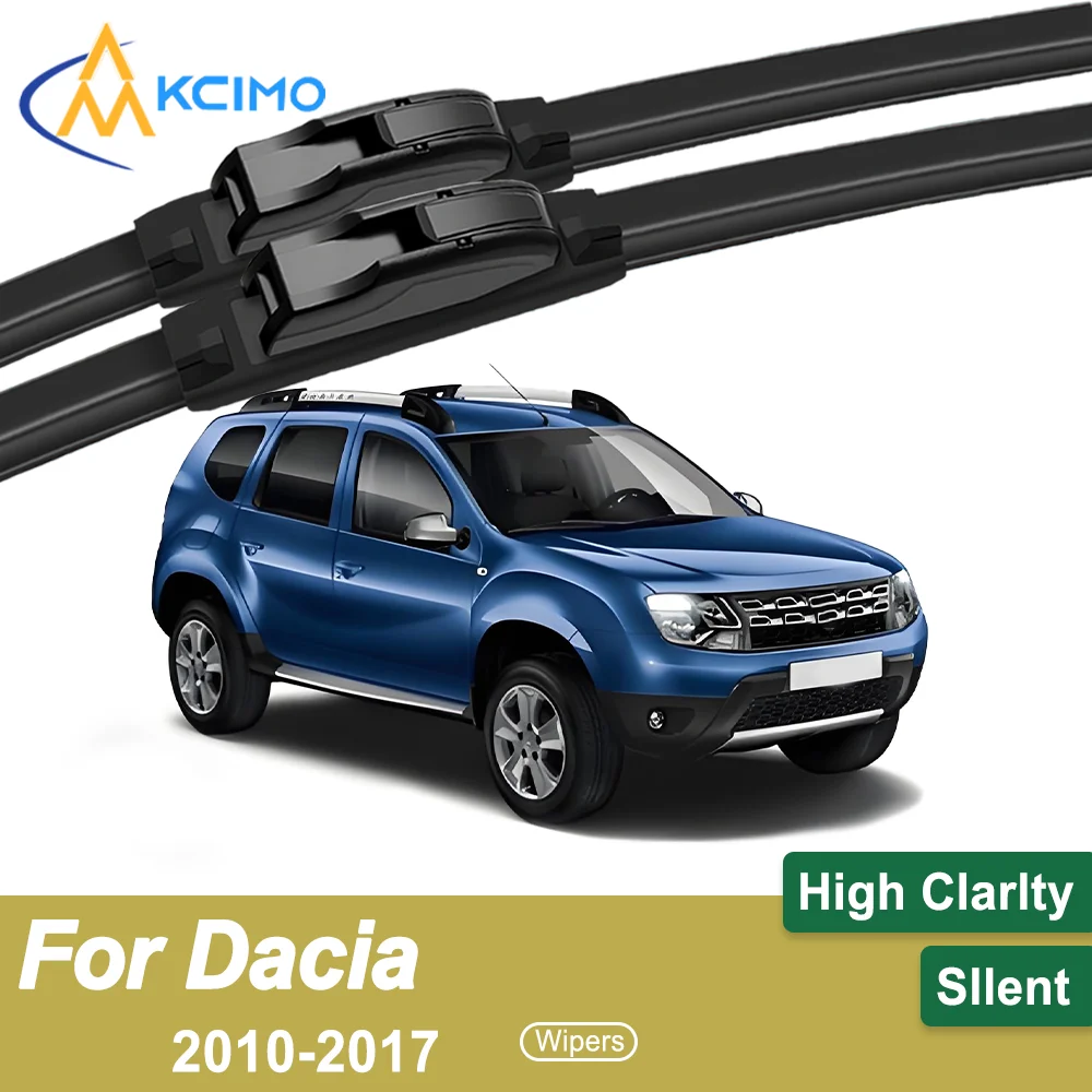 

2-Pack Reliable Durable Wiper Blades for Dacia Duster HS 2010–2017 All-Weather Clear Vision & Enhanced Safety