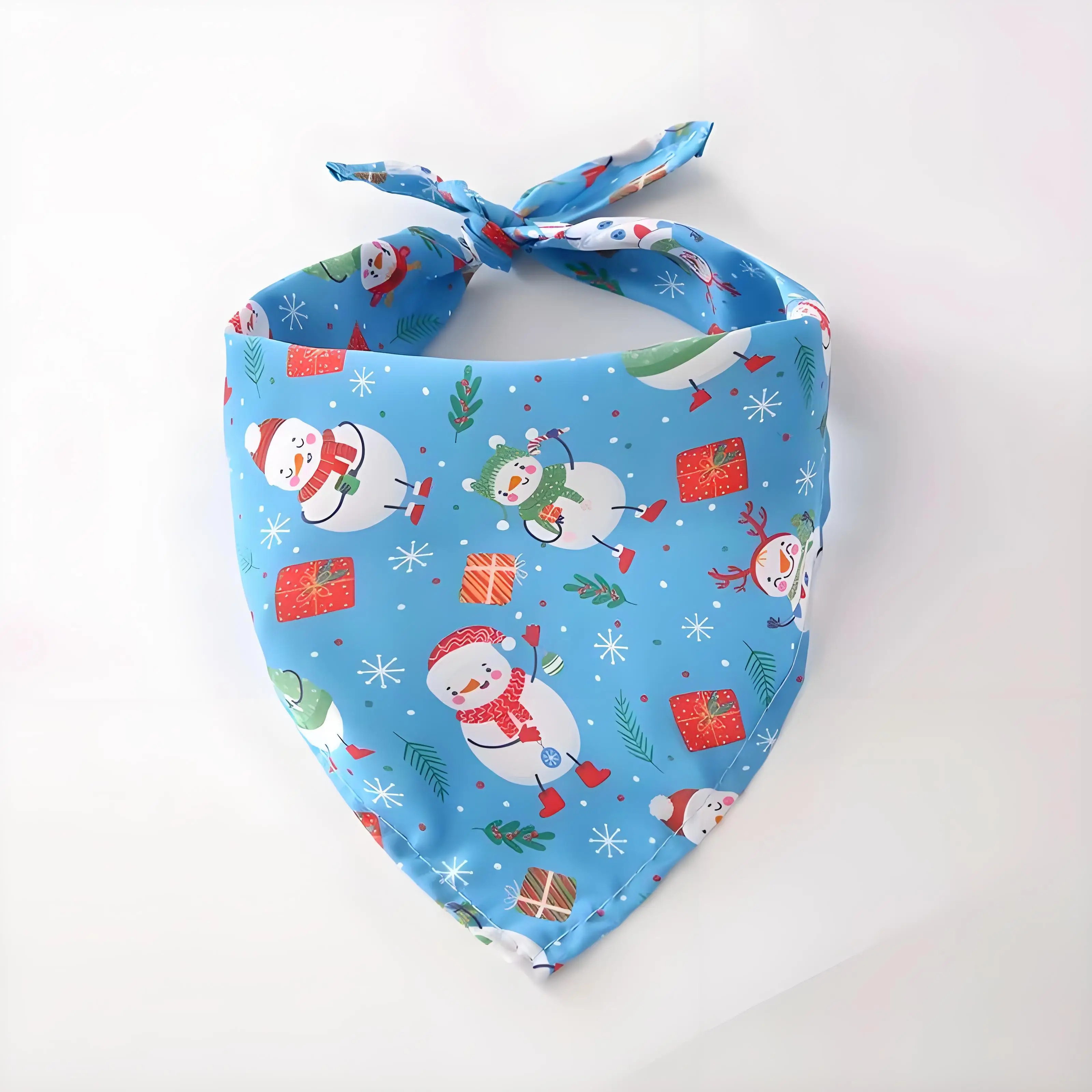 Christmas Pet Dog Bandana 5 Colors Cat Puppy Kerchief Pet Dog Accessories Pet Neckerchief Scarf Dog Saliva Towel All-Season