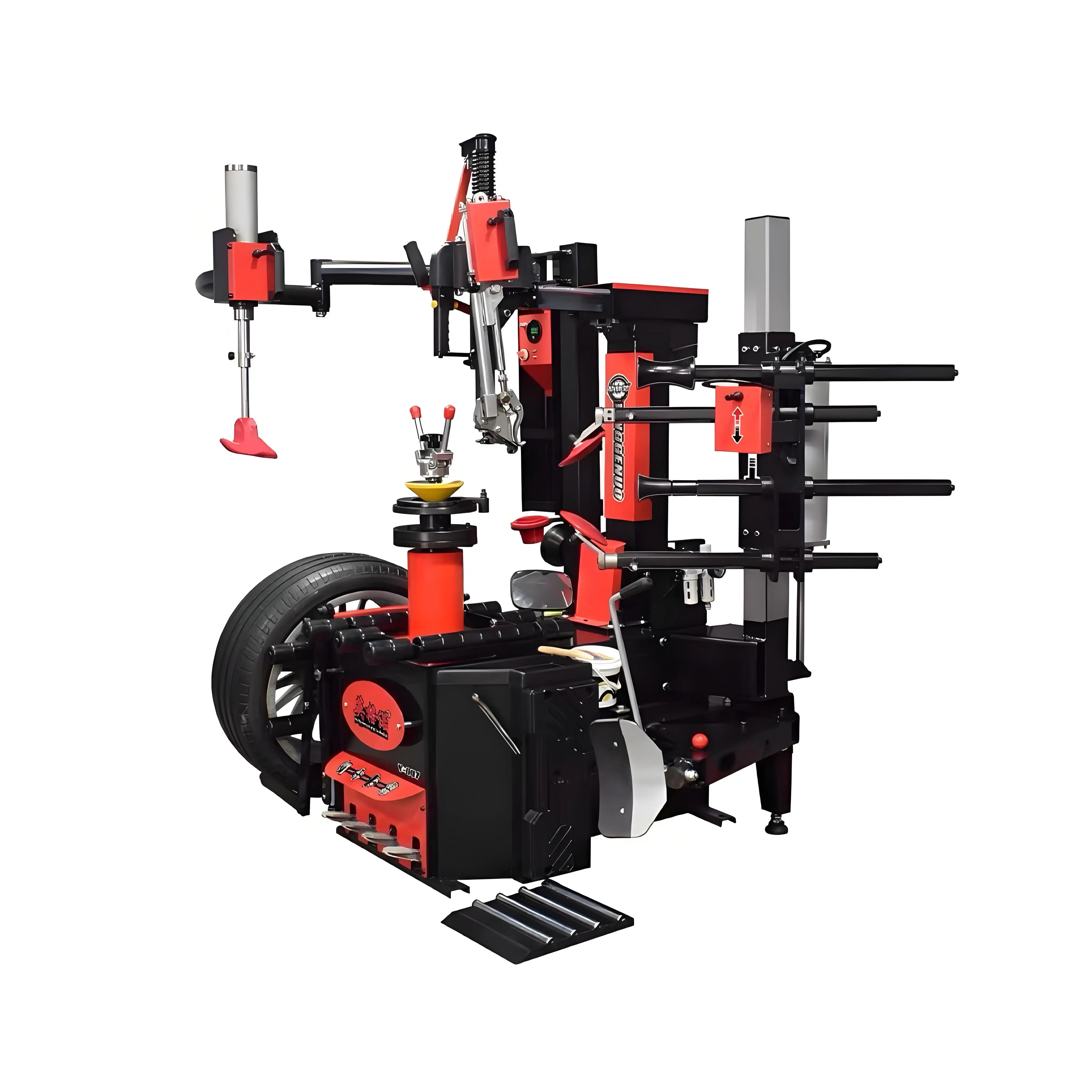 Automatic Professional Tyre Changer Machine For Cars-Lytone HG-950 CE Certified Tilt Back Tire Removal Mounting System 28