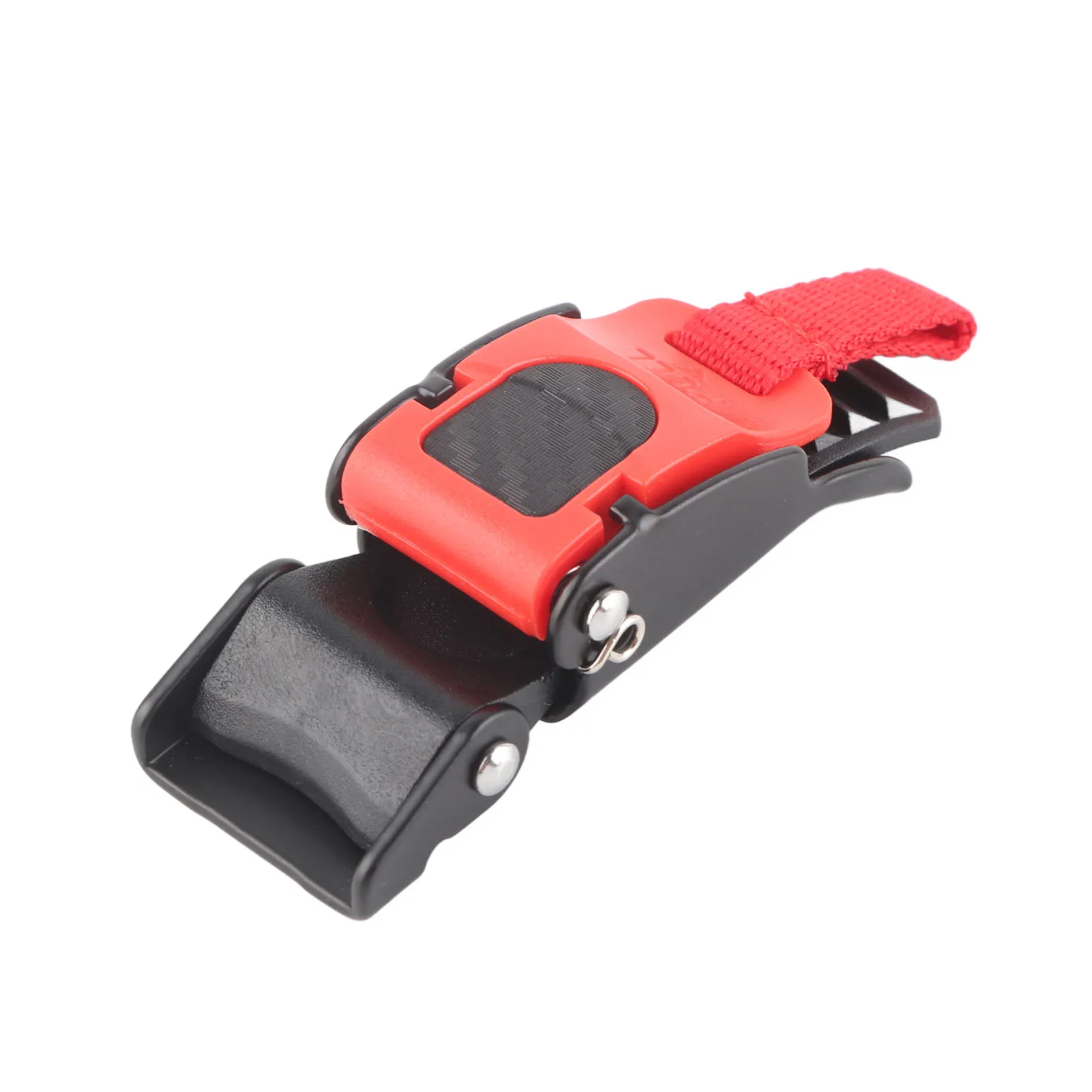 3Pcs Professional  Motorcycle Helmet Speed Clip Chin Strap Quick Release Pull Buckle Black Red Helmet Lock Socket