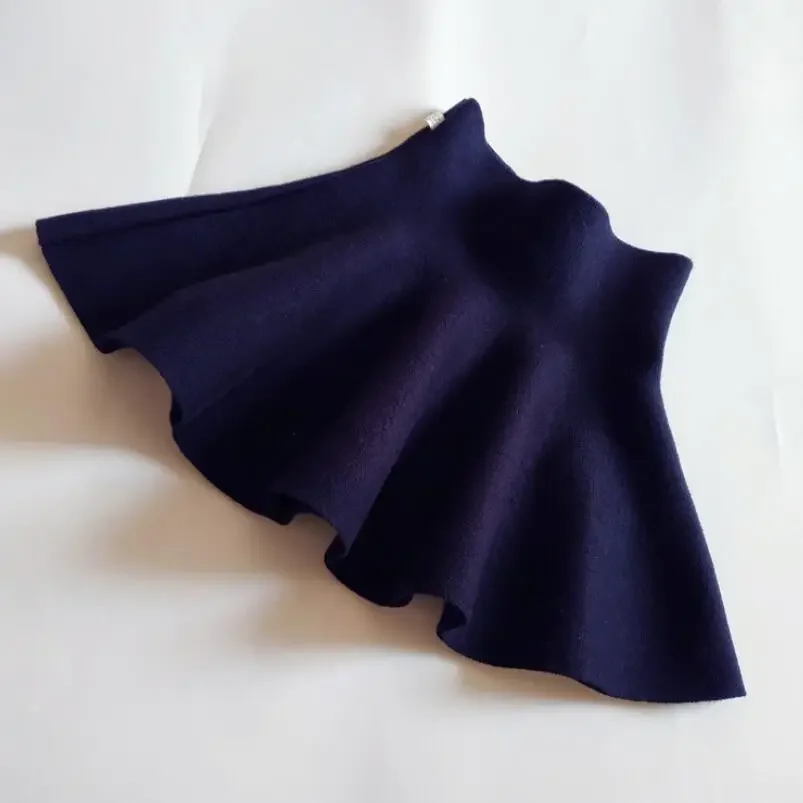 

School Girls Knitted Tutu Skirt Princess Skirts For Kids Spring Autumn Winter 2-10 Years Infant Baby Toddler Children Clothes
