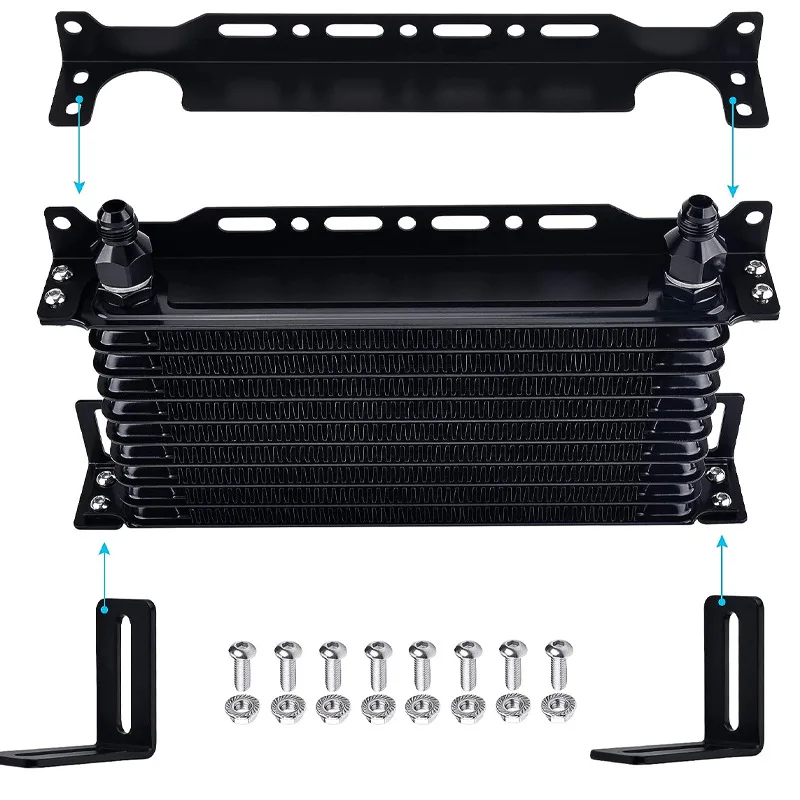 

New Condition Oil Cooler Kit Oil Radiator Engine Cooler Engine Cooler General Motors 10-line and 15-line Radiator