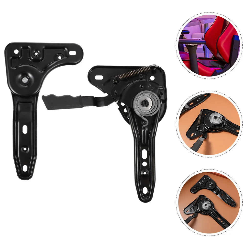 

Adjustable Seat Angle Regulator For Gaming Office Chair Recliner 155-Degree Multi-Position Replacement Part Black Metal