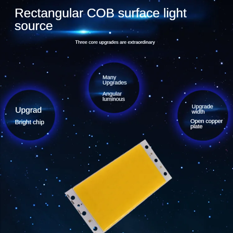 DC 12V 20W 94*50mm COB LED Panel Źródło światła Chip On Board Matrix LED Bulb LED strip Matrix Lamp for DIY Emitting Diode