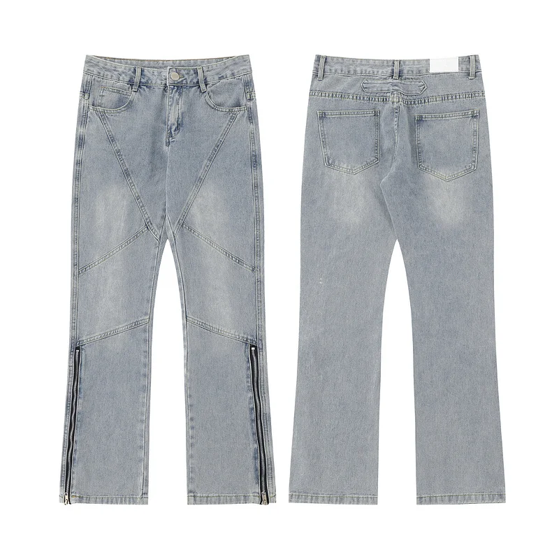 

Fashionable Zipper Pants Legs with Adjustable Size for a Custom Fit