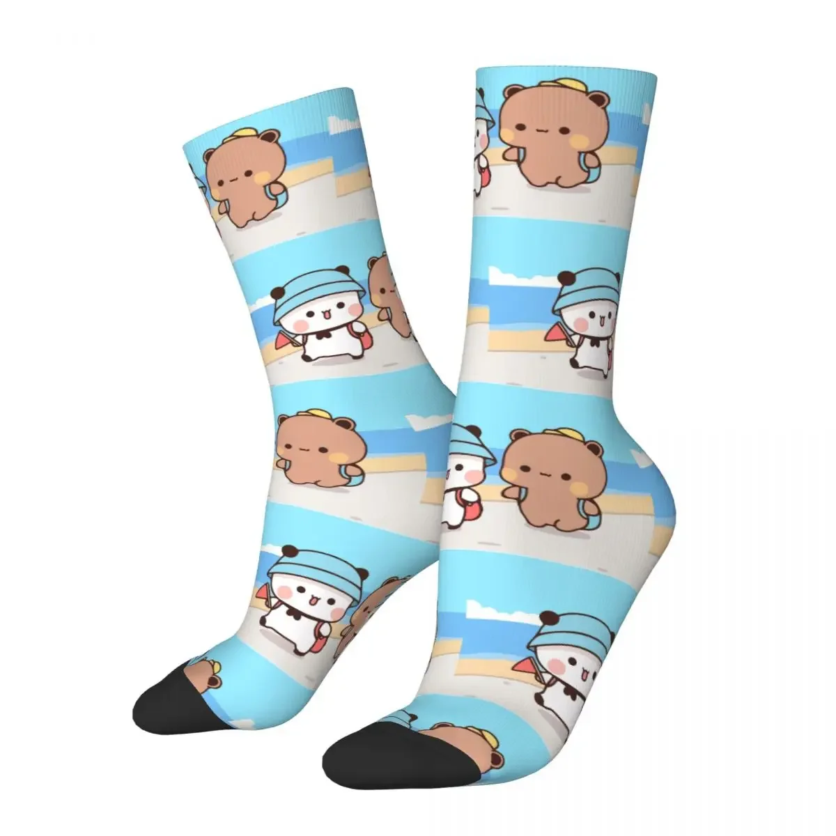 

Funny Crazy Sock for Men Spring Outing Hip Hop Vintage Bubu Dudu Cartoon Happy Pattern Printed Boys Crew Sock Casual Gift