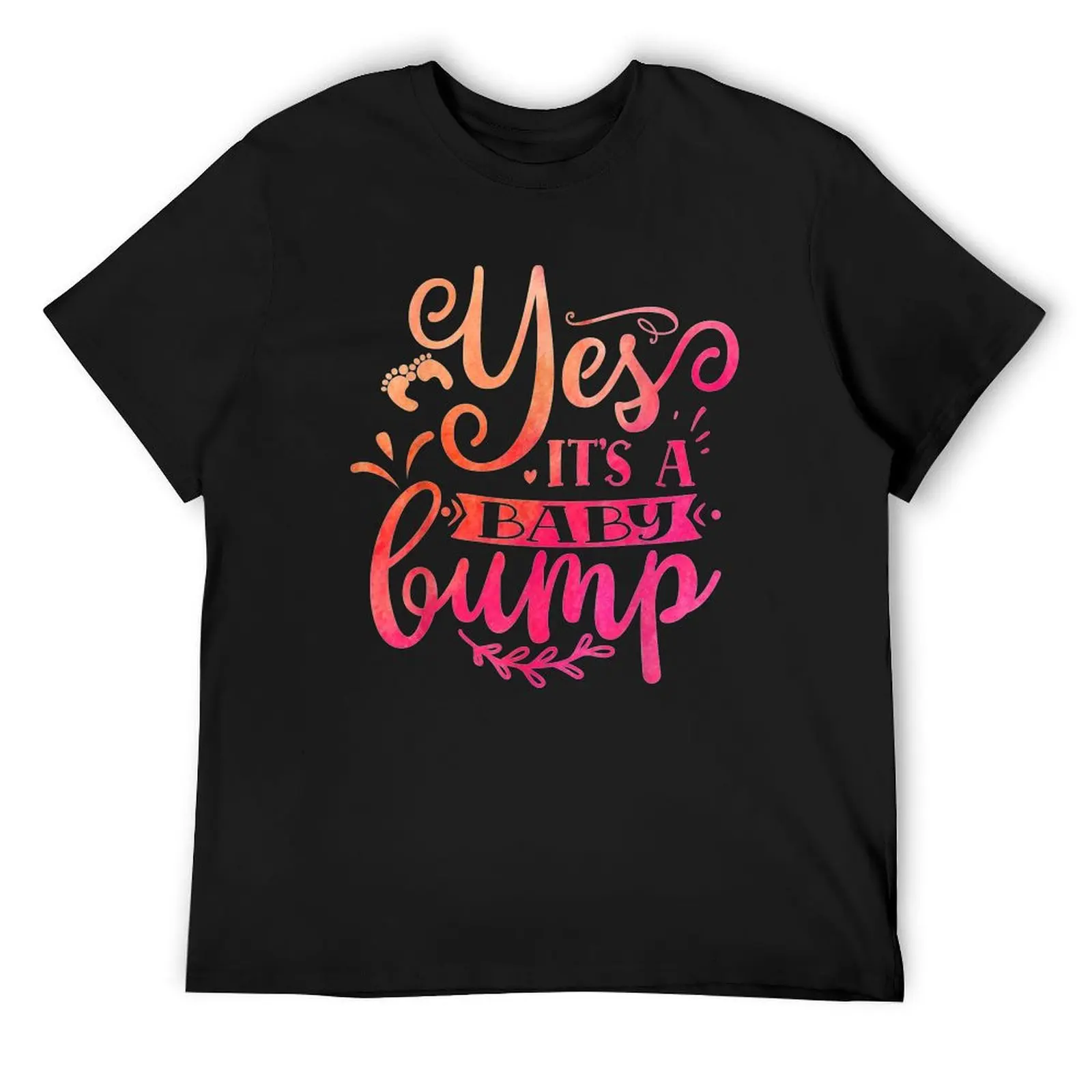 

Yes It's A Baby Bump Pregnancy Boy Or Girl New Parent T-Shirt fashion shirts Louboutins mens graphic t-shirts anime