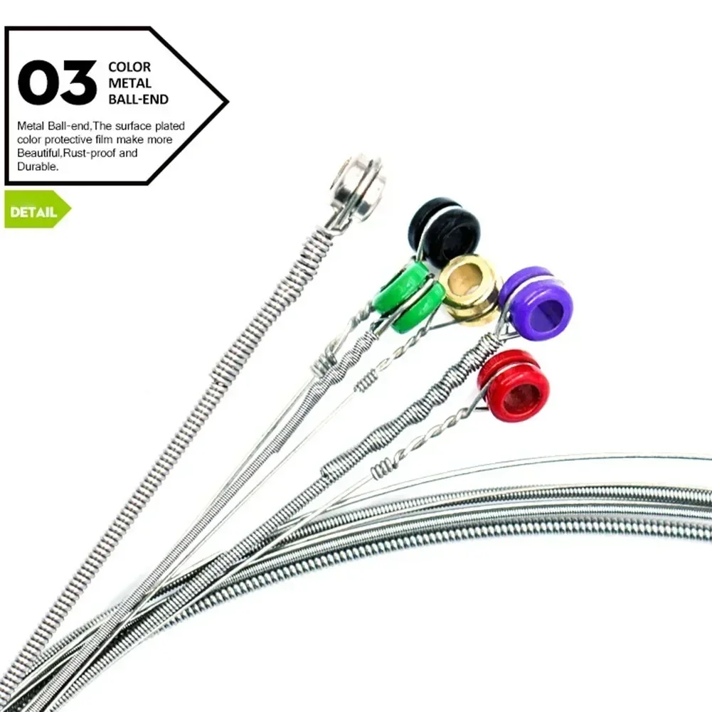 Full-Size Light Medium 9-42/10-46/11-50 Gauges Orphee Electric Guitar Strings Set Clear Sound 9 42 10 46 11 50 Gauges