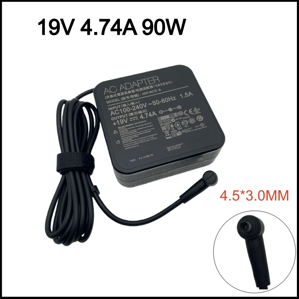 

Original 19V 4.74A 90W Ac Adapter For Asus Q524 Q524U Q524UQ Q534 Q534U Q534UX UX533FD UX533FN BX51VZ Laptop Charger