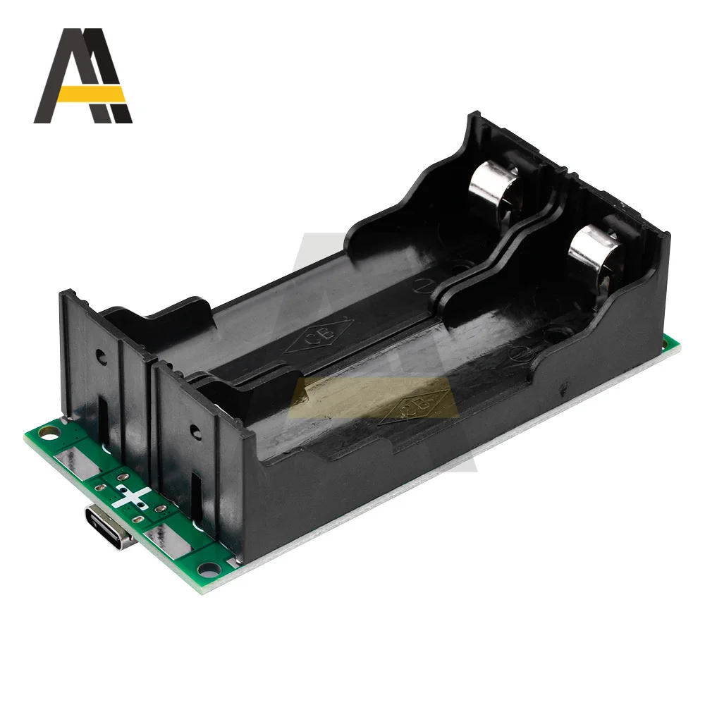 Type-C 15 واط 3A 18650 شاحن بطارية ليثيوم وحدة DC-DC تصعيد الداعم شحن سريع UPS امدادات الطاقة/محول 5 فولت 9 فولت 12 فولت