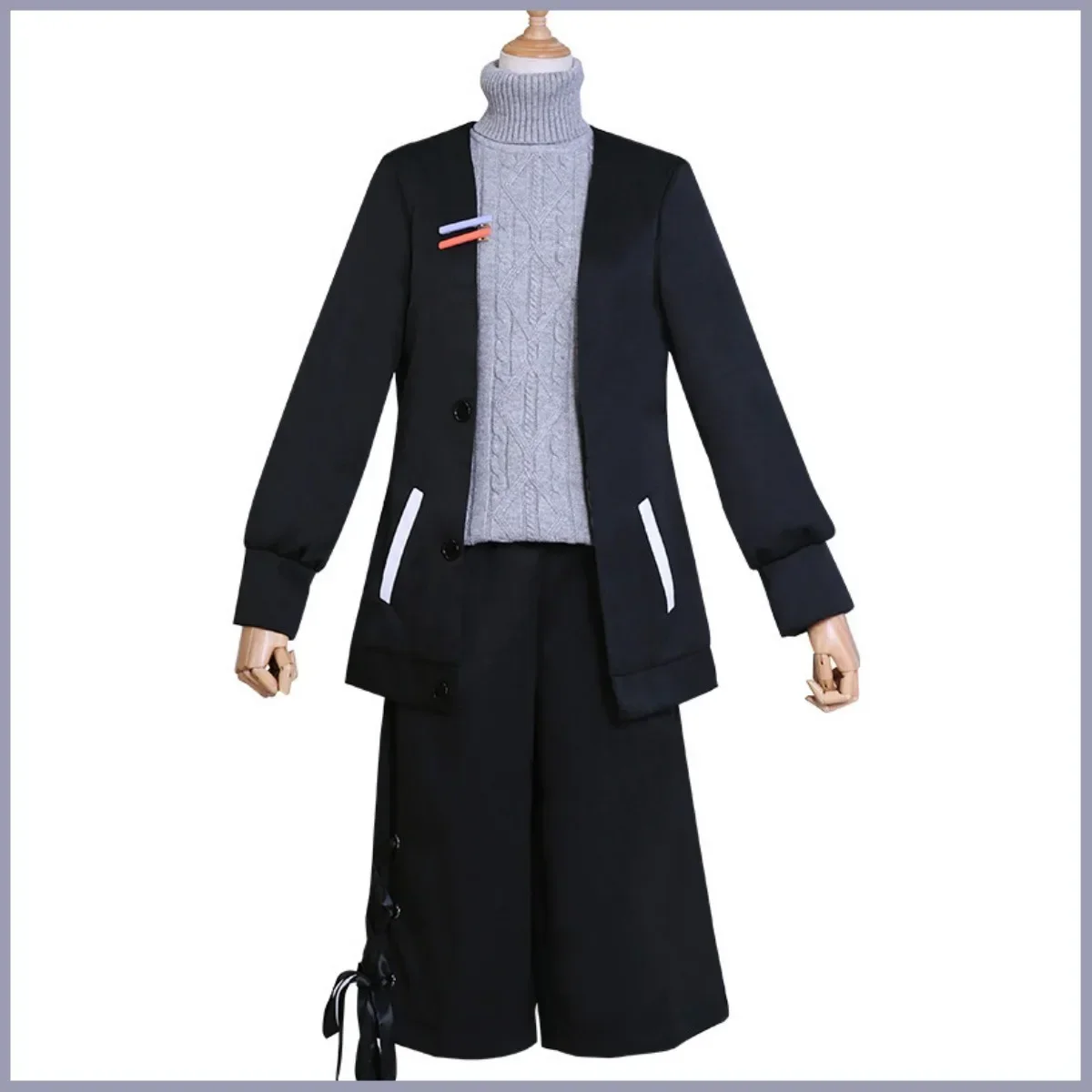 Anime Virtual NIJISANJI Kanakana Kanae Cosplay Costume Knkn Wig Daily Sweater Uniform Full Set Man Woman Halloween Suit