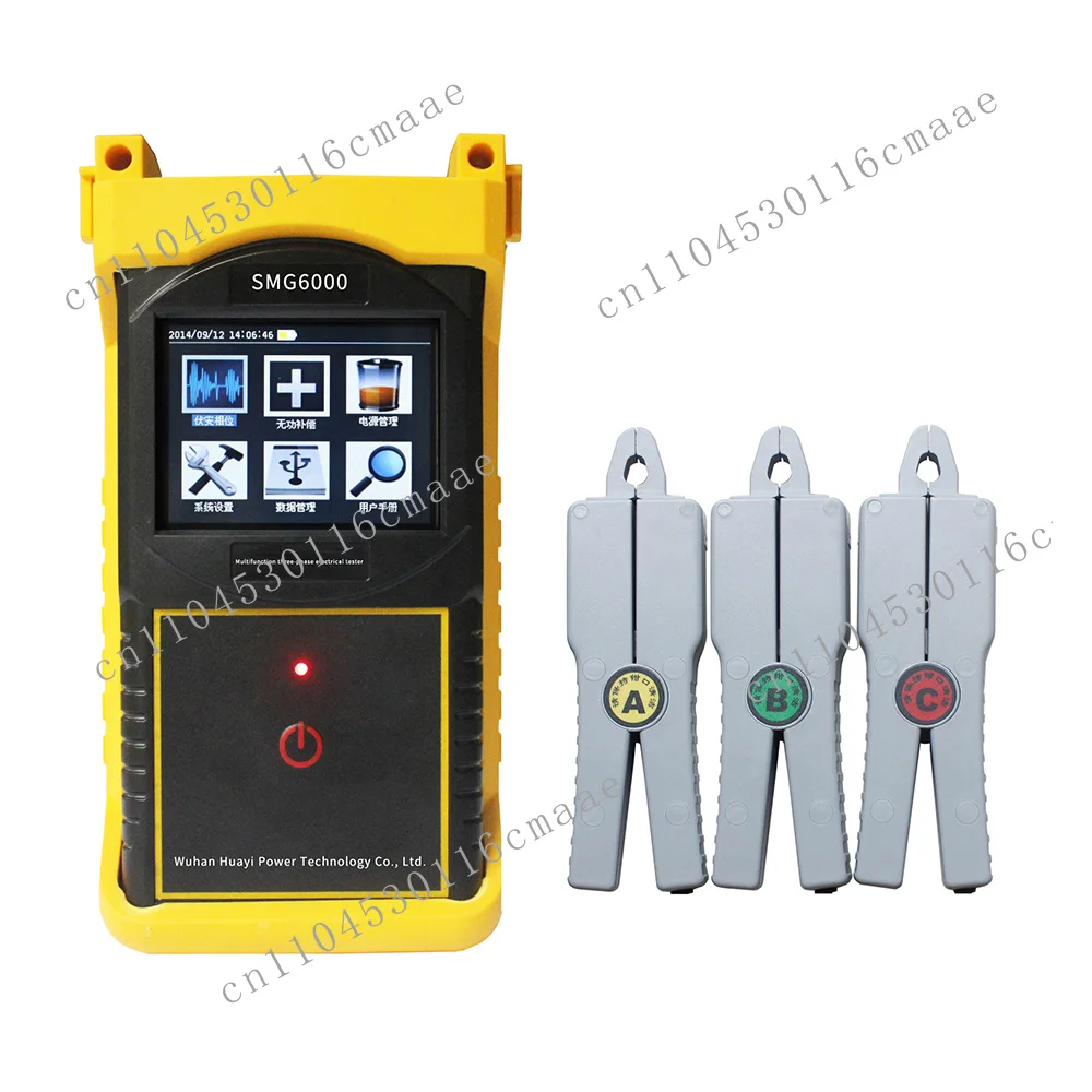 SMG6000 3-phase electrical parameter tester 1~ 500V voltage and current tester
