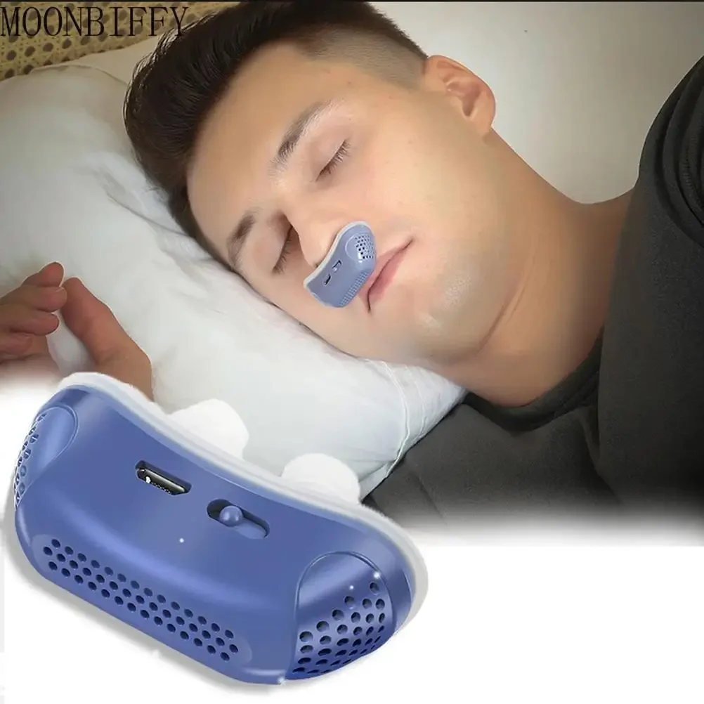 Electric Anti Snoring Devices Double Vortex Anti Snoring Device Effective Snoring Prevention Ventilator