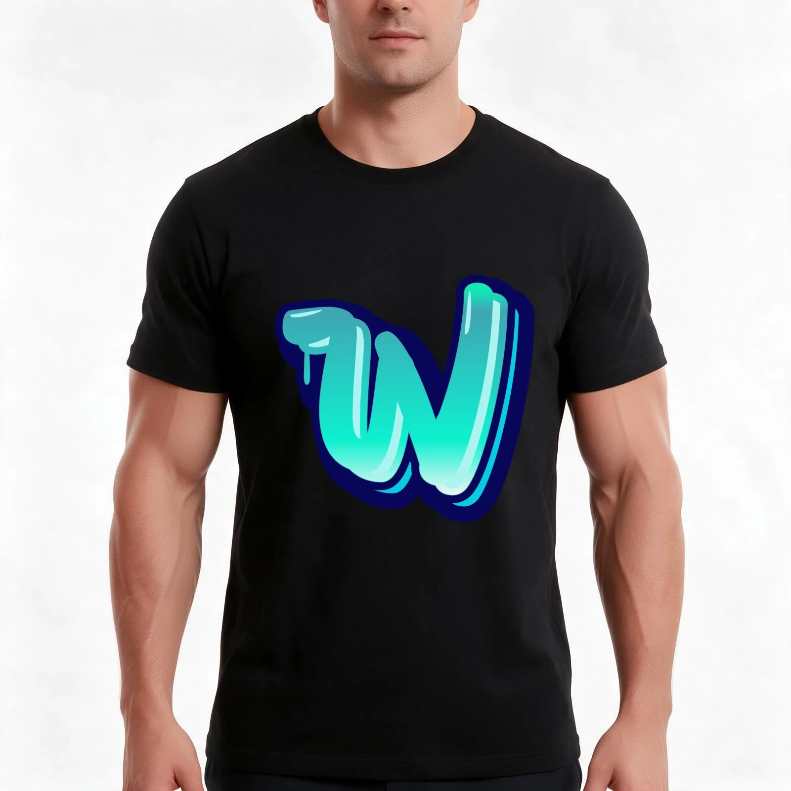 Alphabet W graffiti artwork Graffiti Letters Letter W capital letter W graffiti alphabet W T-Shirt Vintage Graphic Print