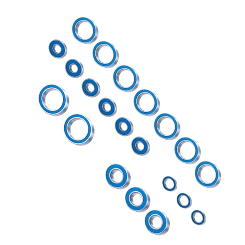 

MALI-55PCS Rubber Sealed Ball Bearing Kit For 1/10 Traxxas-TRX6 RC Car Upgrades Parts Accessories
