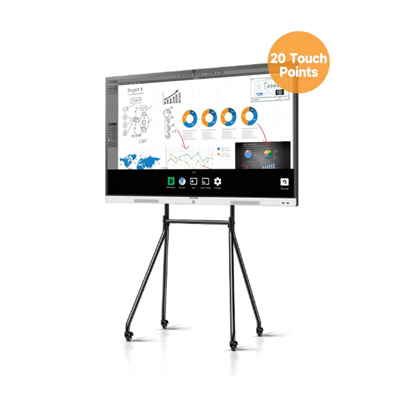 Meeting Room 65inch Digital Smart All In One Interactive Whiteboard Video Conference System Equipment