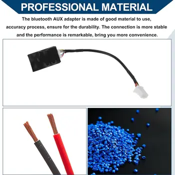 Adaptér do auta Bluetooth AUX s mikrofonem a handsfree pro Toyota RAV4, bezdrátový hudební disk Bluetooth, podpora ovládání na volantu 10 nejlepší prodej adaptér pro ovládání na volantu Toyota - №2