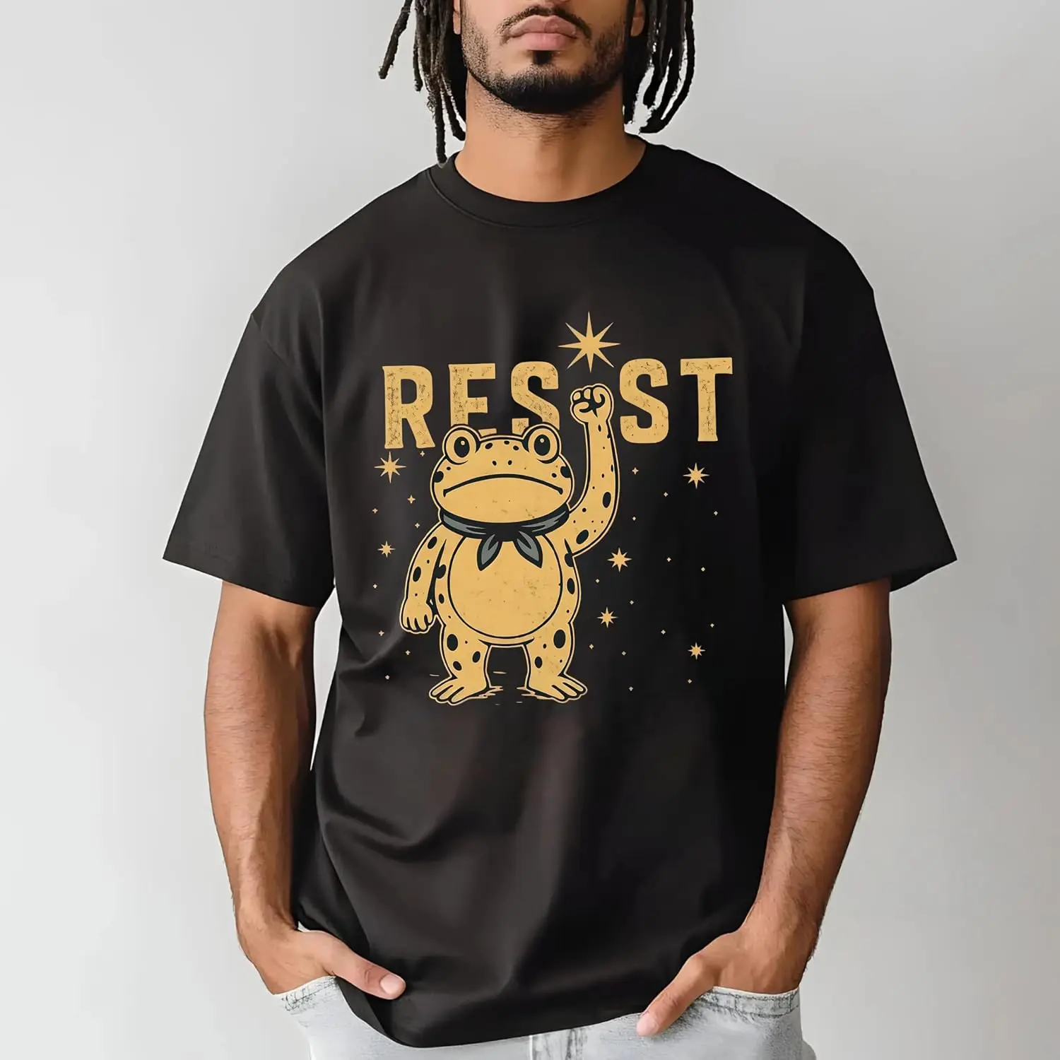 Resist Frog Shirt Free Portland Frog Resist T-Shirt Protest Tee Men Women