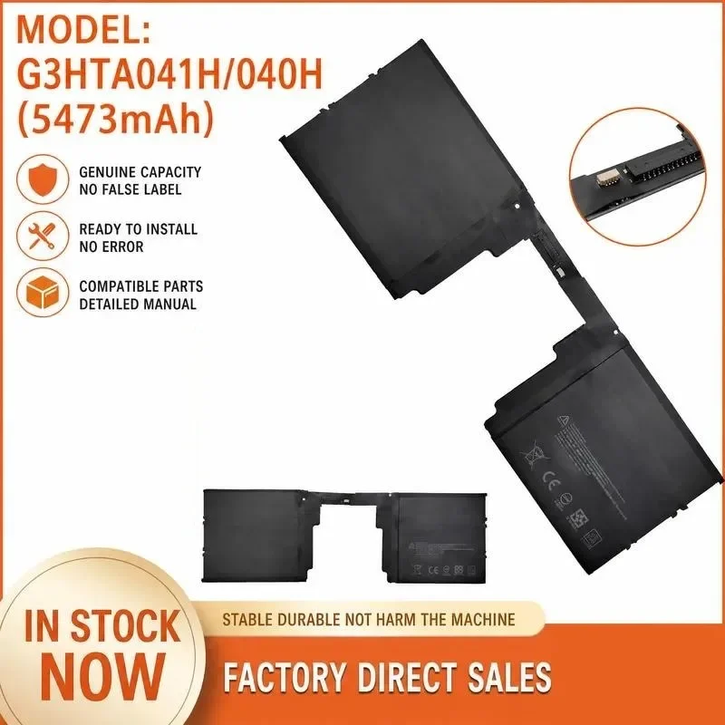 [NEW] 11.36V 62.2Wh for G3HTA040H/041H Battery for Microsoft for Surface Book 2 15 inch Discrete‑GPU Ver. 1813 Laptop Battery