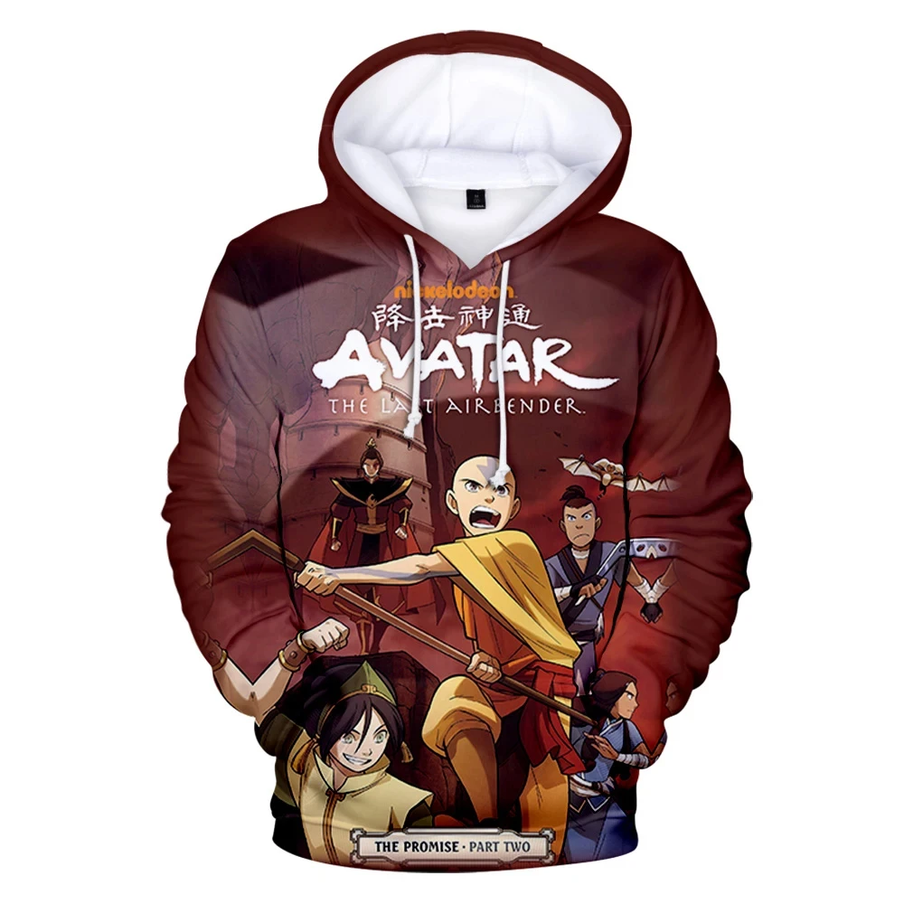 Anime Avatar The Last Airbender 3D Print Hoodies Sweatshirts Men Women Oversized Hoodie Fashion Cartoons Kids Sweatshirt Clothes