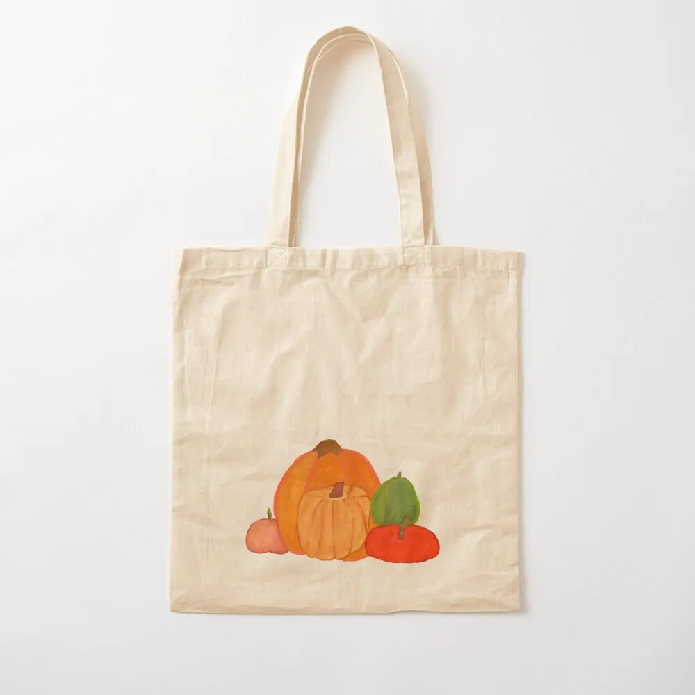 

Fall Fruits & Pumkins Tote Bag Gift bag eco bag folding custom canvas tote bags men Canvas Tote