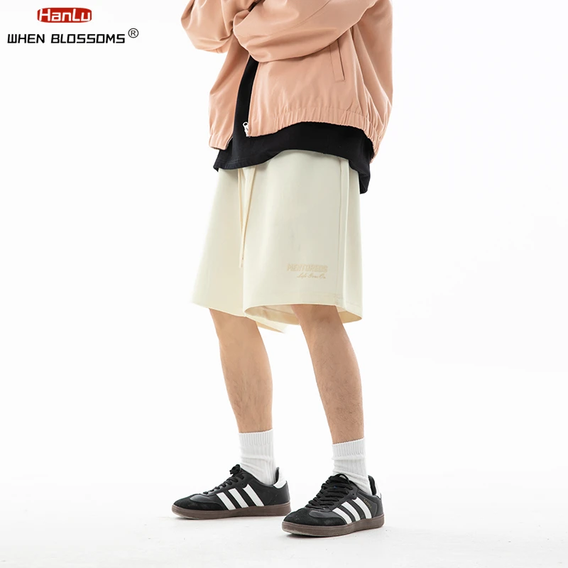 Men's Shorts 2024 Summer New Fashion Stereoscopic Printed  Cotton Shorts Streetwear Trend Casual Loose Sporty knee length Shorts