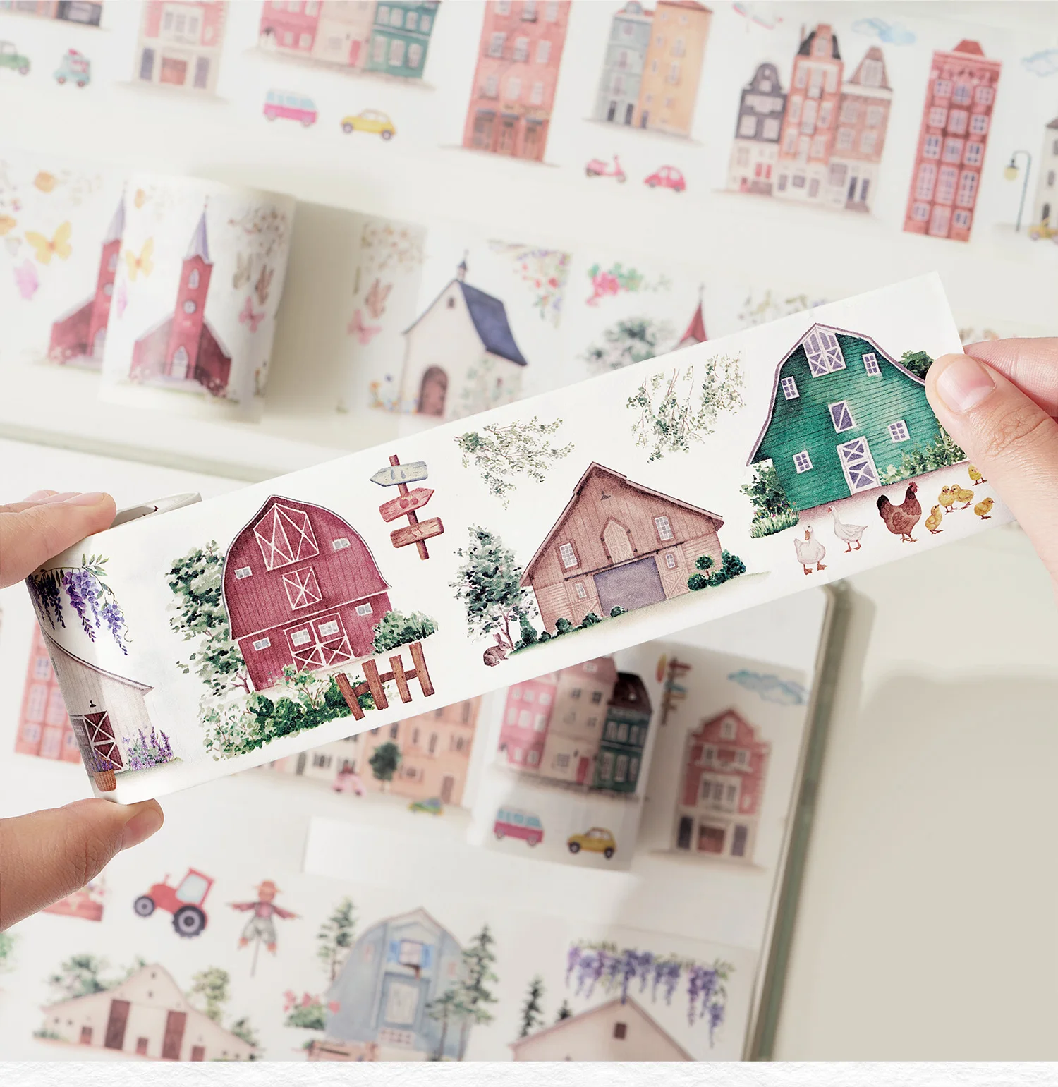 

WT журнал Washi Tape A House, высечка, маленький дом, сказочный стиль «сделай сам»