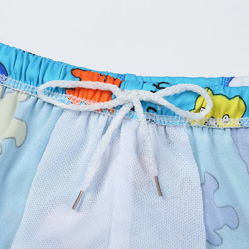 Kids Cartoon Print Swimwear New Swimsuit Baby Boy Pool Shorts Swim Trunk Beach Short for Toddler Children Swimming Clothes