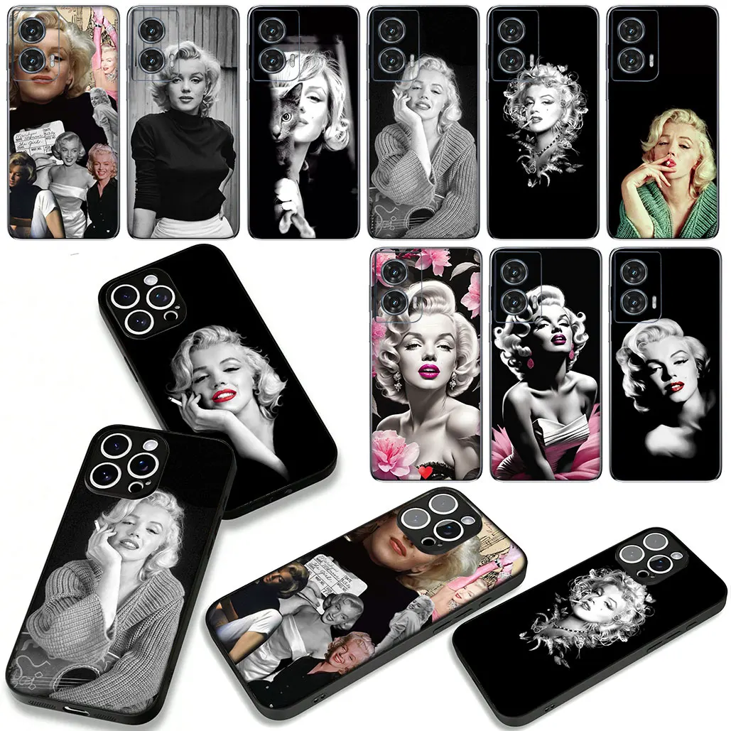 Чехол для телефона M-Marilyns M-Monroes Xiaomi Redmi Note 11 9 8 7 10 Pro 14C 7A 9A 9T 10A 10C 11A 9C NFC Мягкий Фото №2