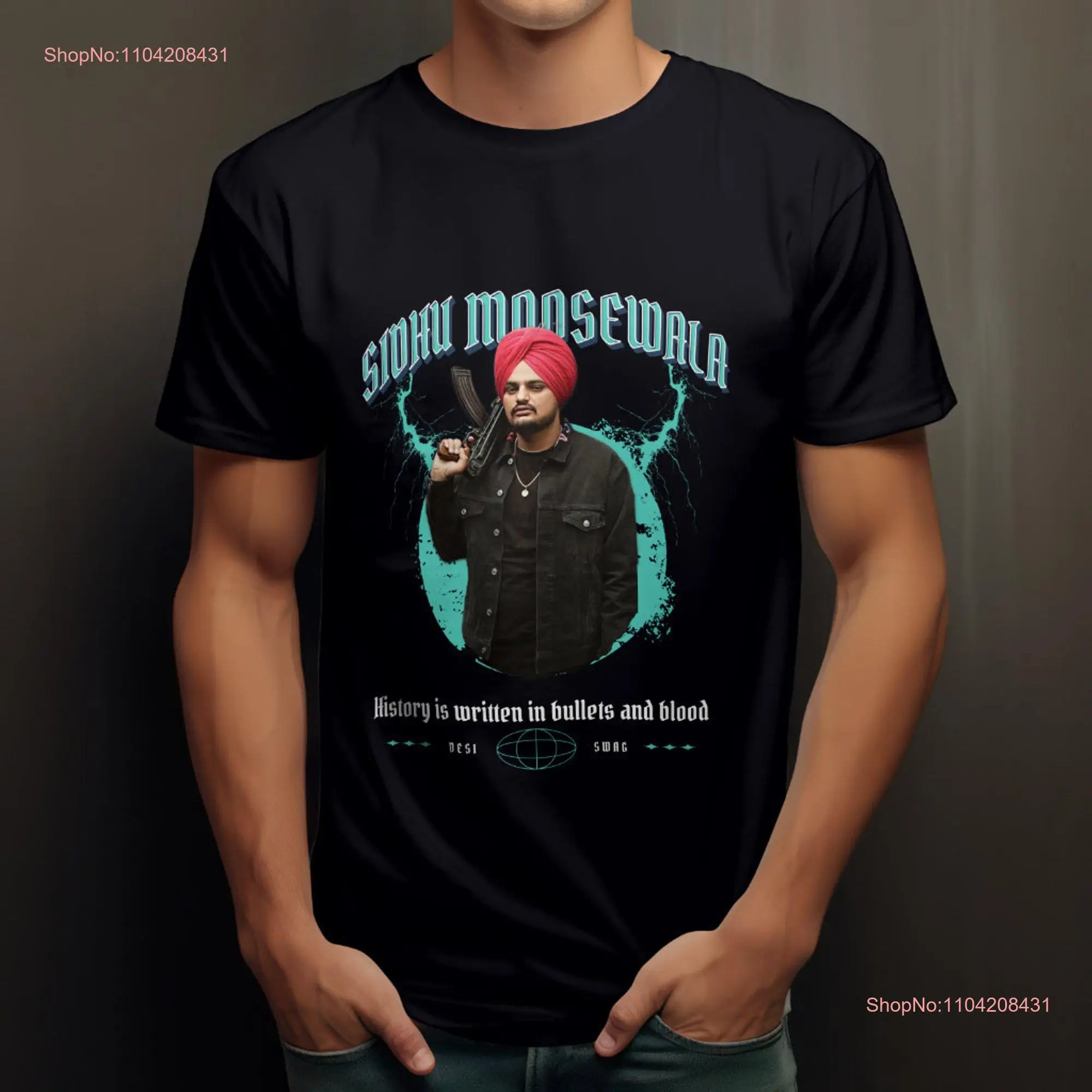 Sidhu Moosewala l Punjabi Singer Indian Rapper T Shirt South Asian Bollywood Desi  long or short sleeves