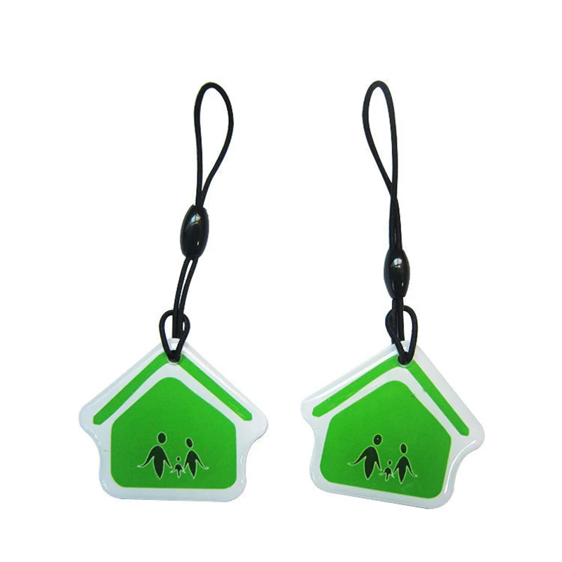 

100Pcs/Lot 13.56Mhz Block 0 Sector Writabl Keyfob Writables Key Tags RFID Smart UID S50 1K Changeable Epoxy Keyfobs Keychain