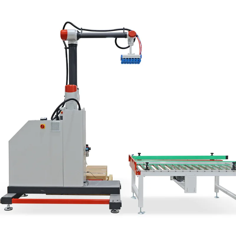 Daily chemical 3C product outer box palletizer, robot collaborative palletizer 30KG carton sealing and packaging palletizer