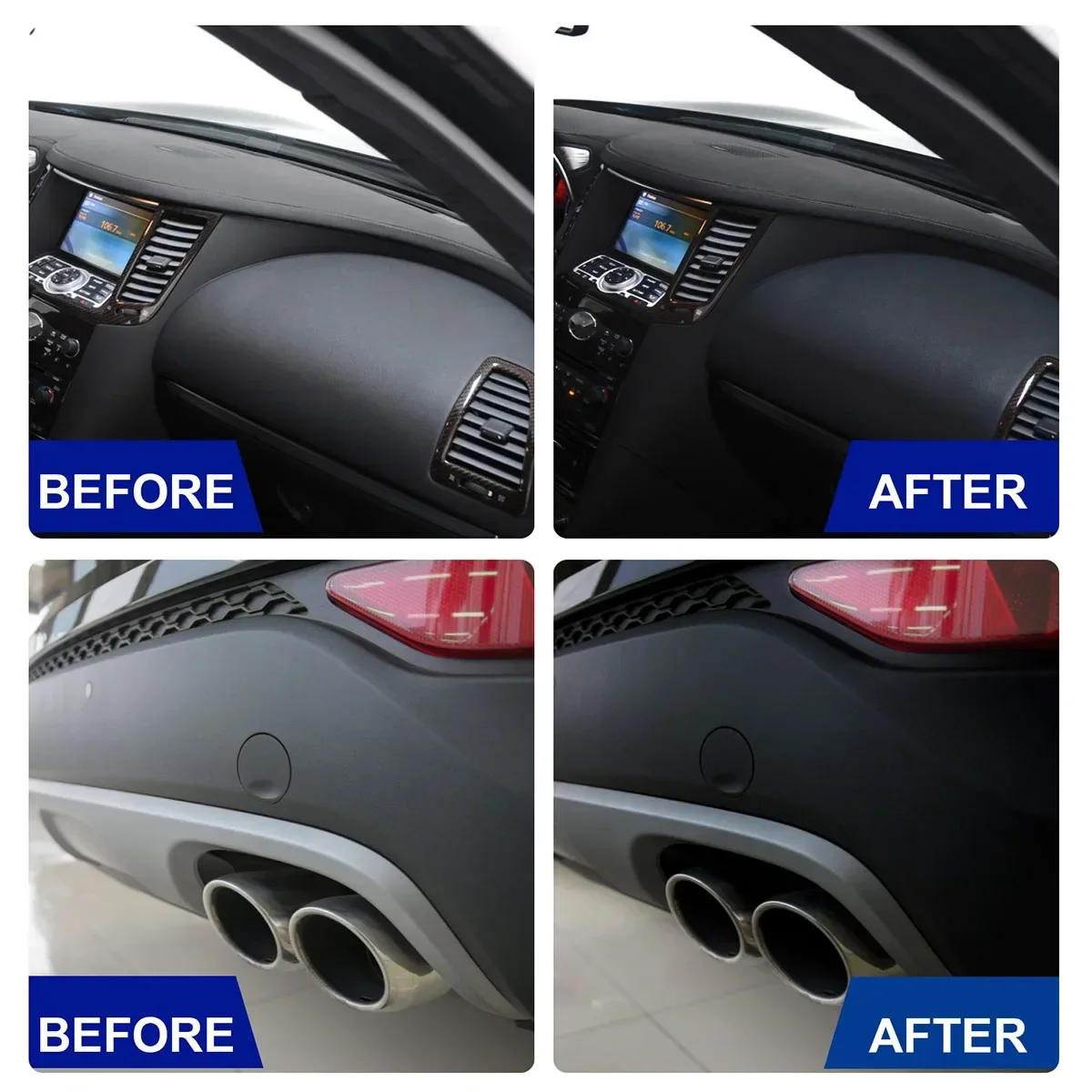 Plastic Restorer Back To Black Gloss Car Cleaning Products Auto Polish And Repair Coating Renovator For Car Detailing