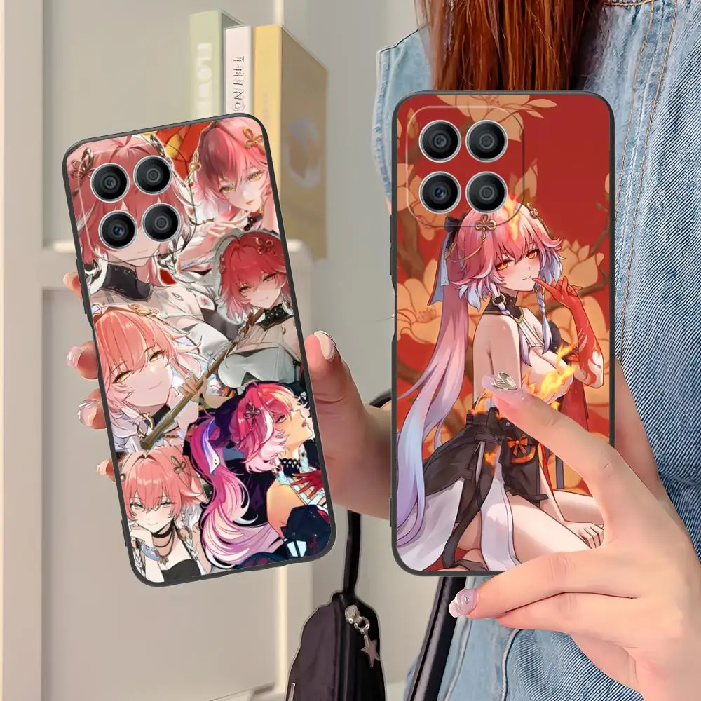 

Чехол для телефона Wuthering Waves Changli для Honor 90 80 70 60 50 30 20 10 9 8 7 Pro S SE Lite 5G с цветным принтом, роскошный чехол