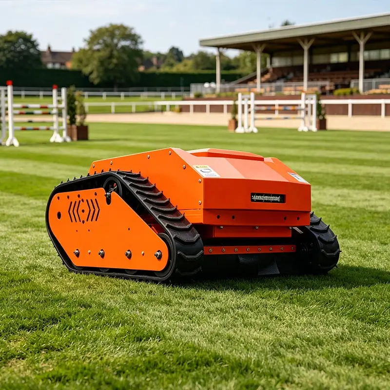 All Terrain Strong Climbing Rubber Track Grass Cutter Rough Terrain Lawn Mower Garden Lawn Edger