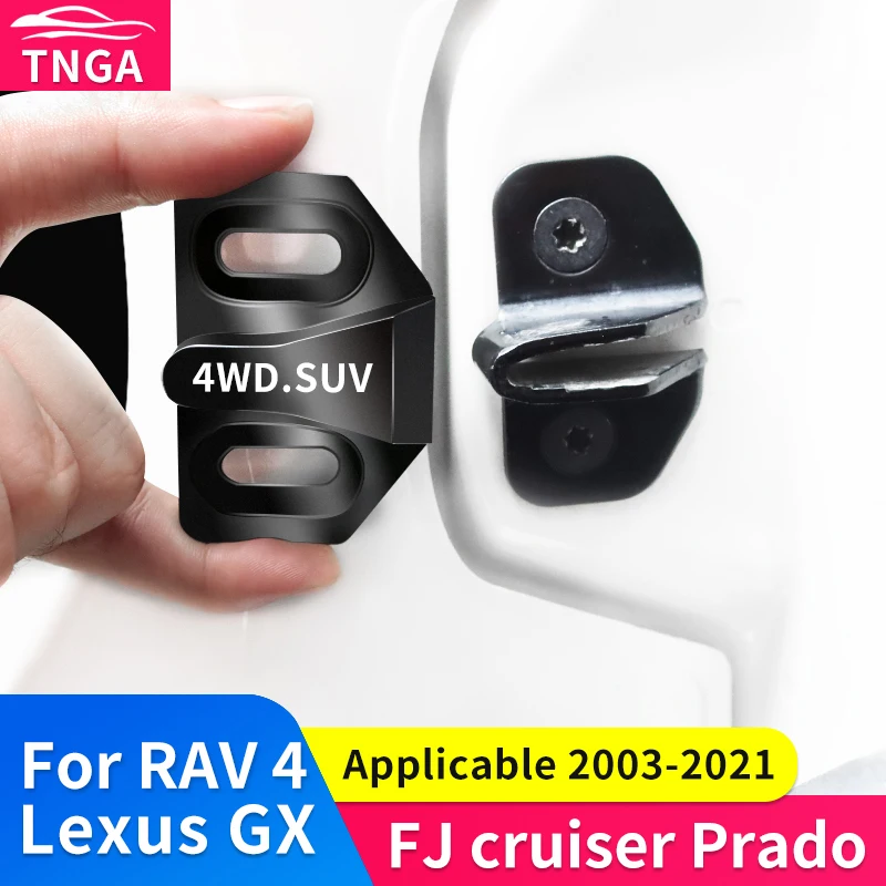 

For Toyota Prado 150 RAV4 Tailgate Lock Cruiser FJ Lexus GX Luggage Lock Rear Door Shockproof Anti-Abnormal Sound Accessories